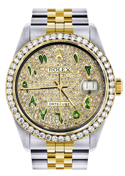 rolex lady green|rolex diamond watches for women.